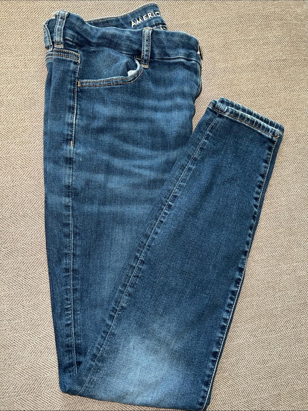 American Eagle Outfitters High Rise Blue Denim Jeans